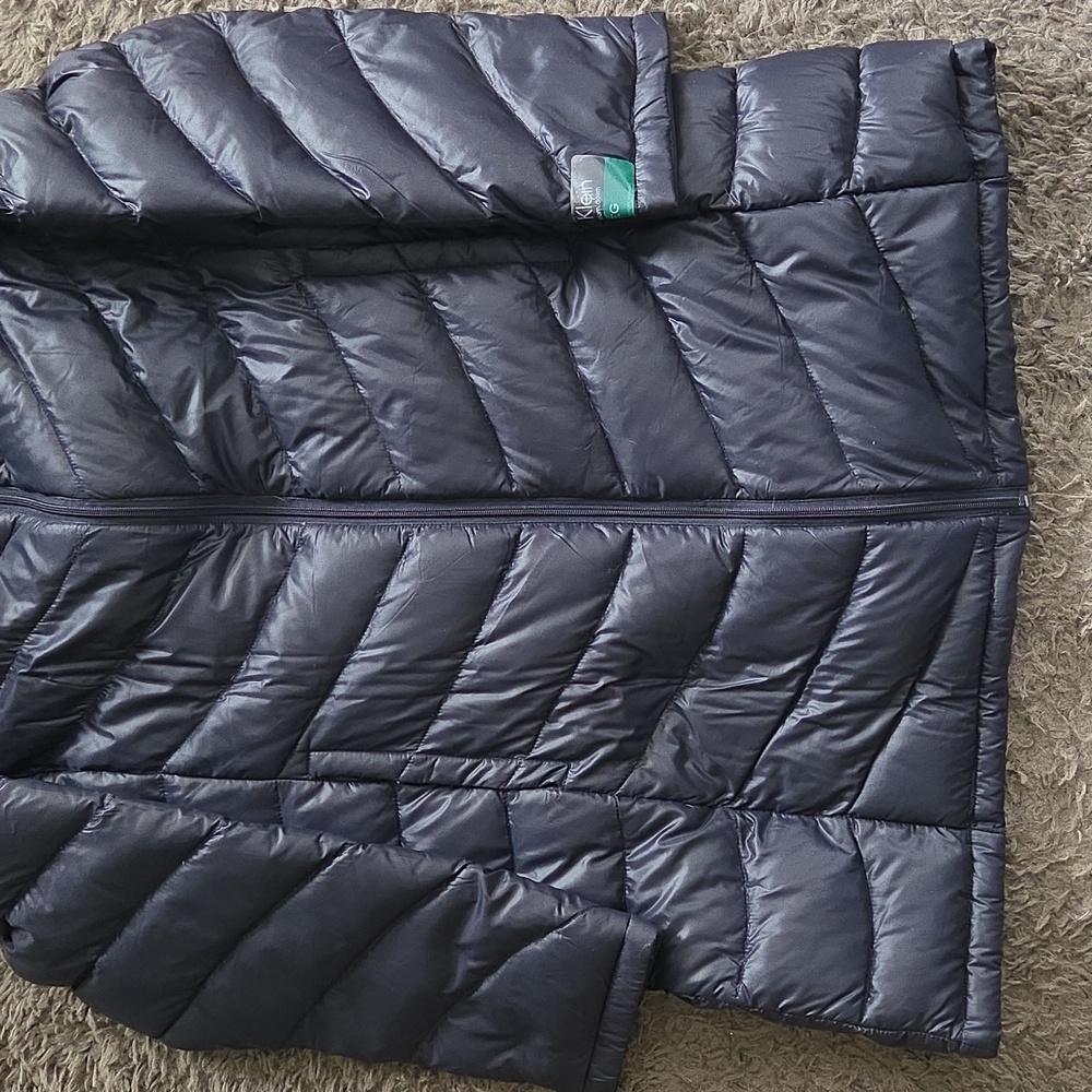 NWT Calvin Klein Sz XL Packable Navy Blue Coat - Picture 3 of 8